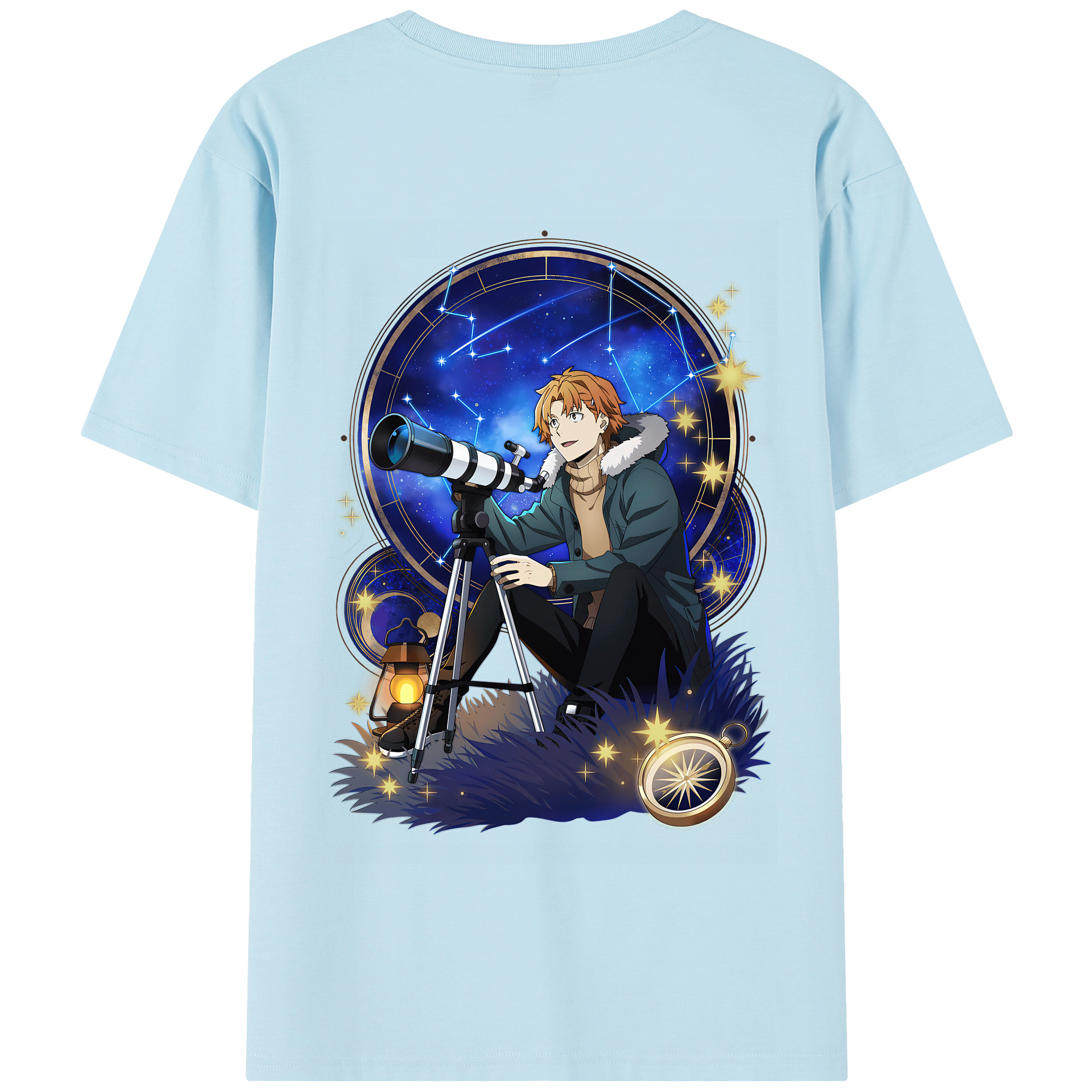 （画像用） 文豪ストレイドッグス Bungo Stray Dogs 綿100％半袖Tシャツ（背面プリント）